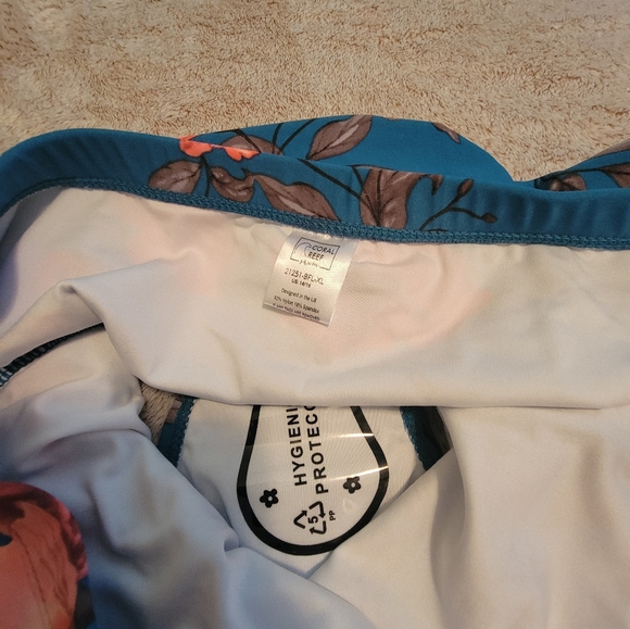 Coral Reef High-Waisted Swim Bottom - Picture 3 of 4